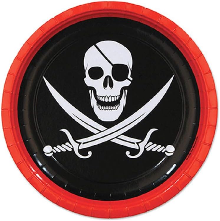 Pirate Plates (8/Pkg)
