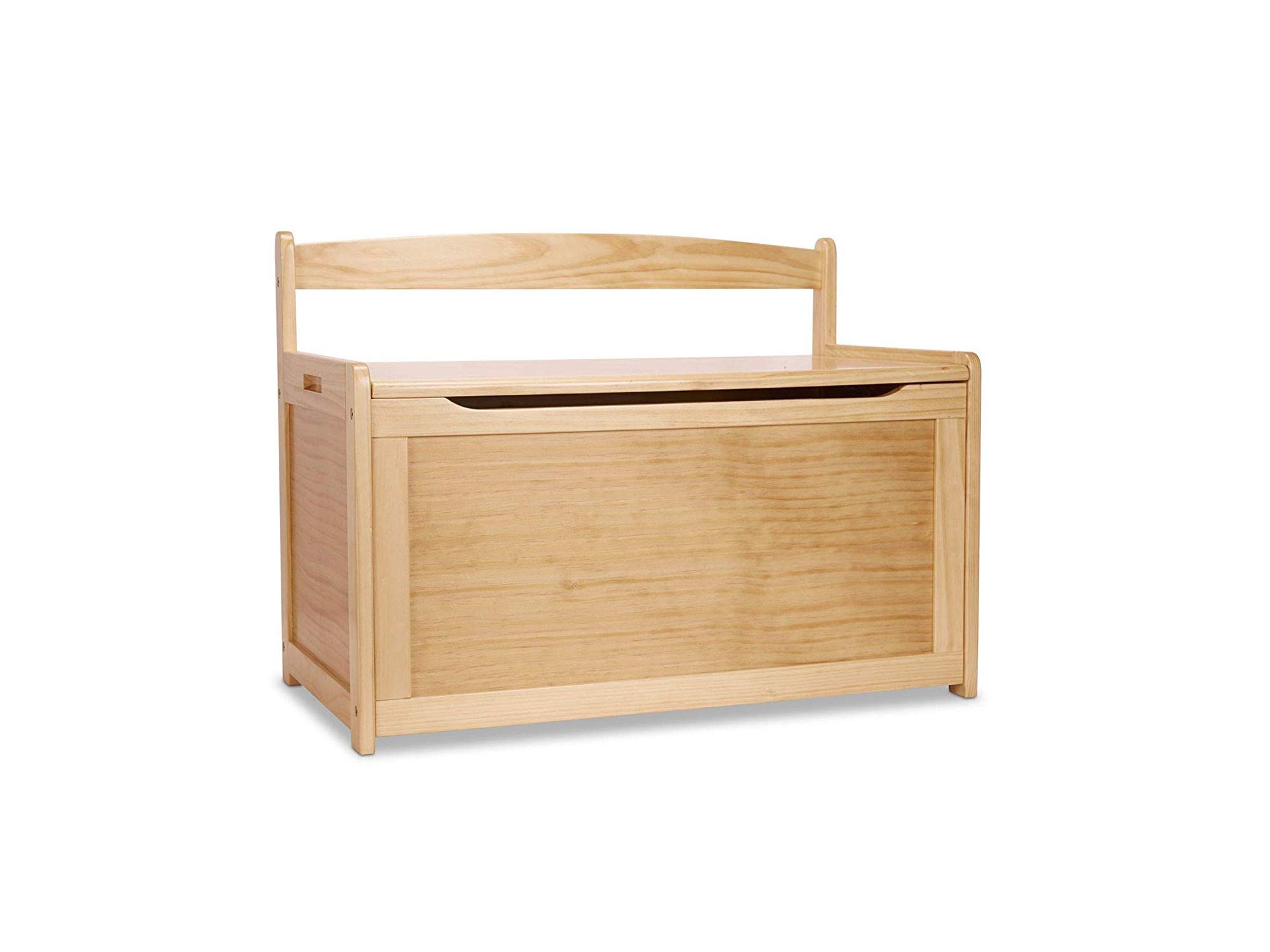 Cofanetto Porta Giocattoli in Legno con Scritta in Inglese “M.lissÀ & D.UG Home Decor – Miele