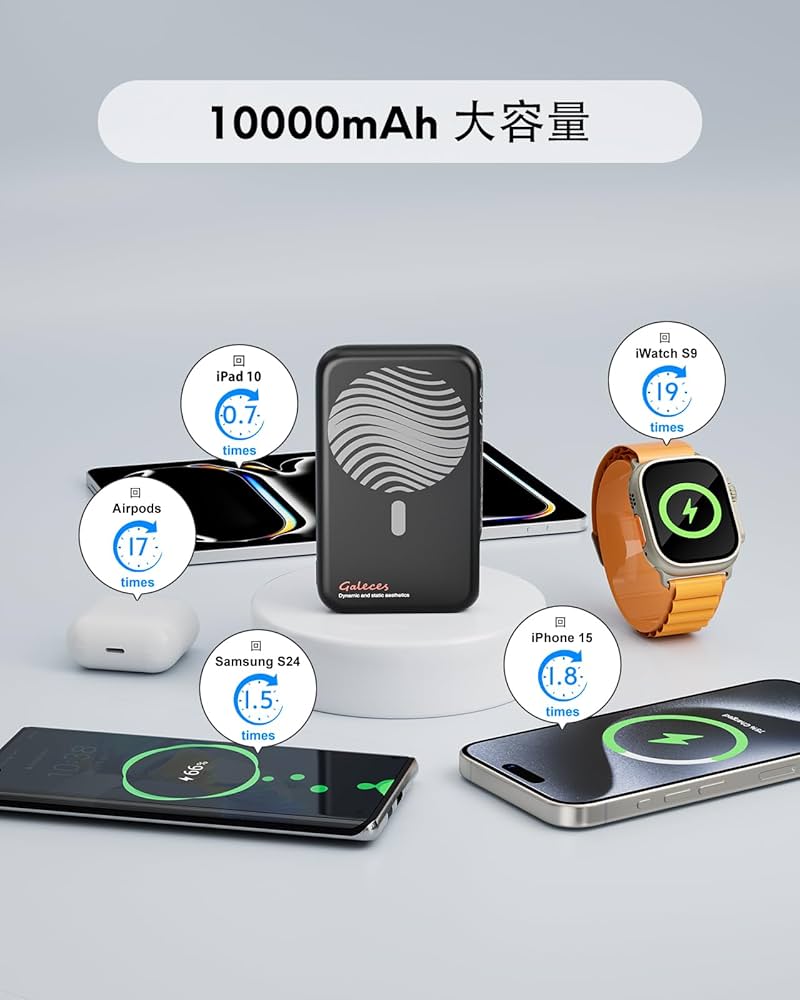 Galeces モバイルバッテリー 超軽量 小型 最大20W急速充電 Amazon | Galeces モバイルバッテリー 超軽量 小型 最大20W急速