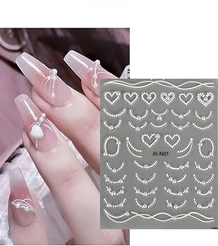 Fontenay T rnak Sticker Protez T rnak Kal c  Oje S sleme, Nail Art Sticker X1-N01 Renkli