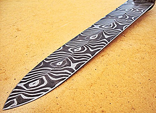 DG-09 Handmade Damascus Steel Dagger Knife – Solid Rose Wood & G-10 Handle