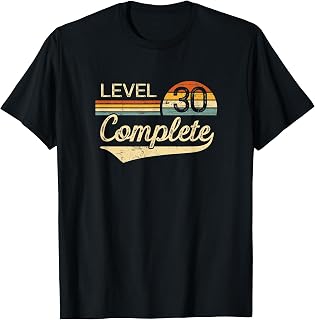 Level 30 Complete Vintage 30th Wedding Anniversary T-Shirt