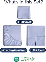 Vista 554 de Extra Deep Pocket Split King Sheets - 5 Piece Breathable & Cooling Bed Sheets - Hotel Luxury Bed Sheet Set - Soft, Wrinkle Free & Comfy - Easily
