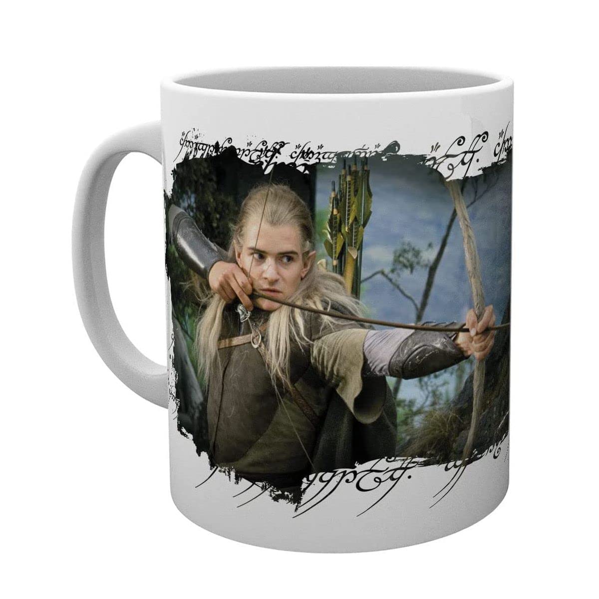 Herr der Ringe - Mug - Legolas - Coffee Mug Logo - Elben - Mug - Ceramic - Gift Box