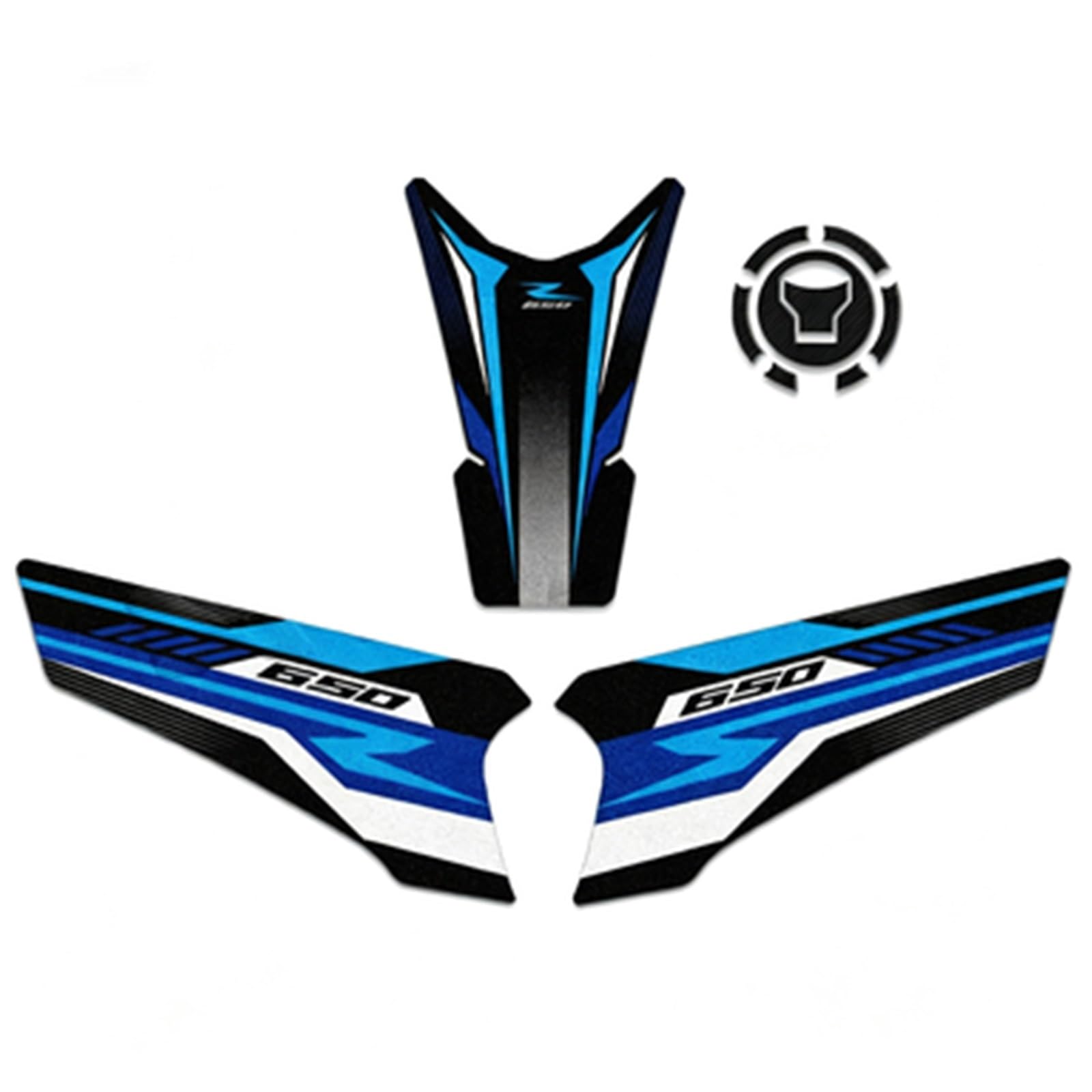 Motorcycle Tank Pad Sticker Anti Slip Gas Knee Grip Protection Decals for CBR650R CB650R CBR 650R 2019-2024 Kneepad