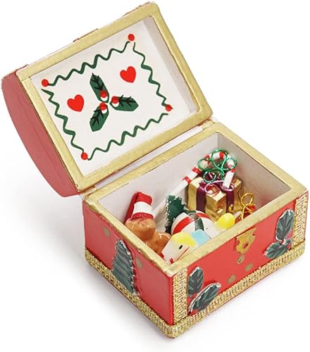 Odoria 112 Casa de muñecas en miniatura Accesorios de decoración navideña