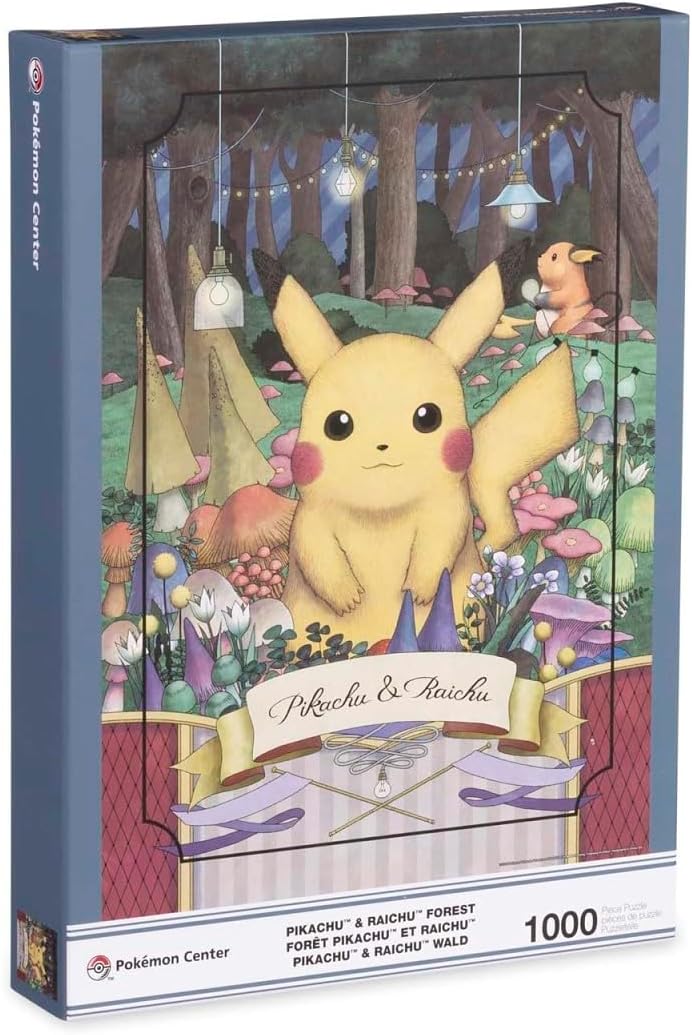 Pokémon Center: Pikachu & Raichu Forest Puzzle (1,000 Pieces)