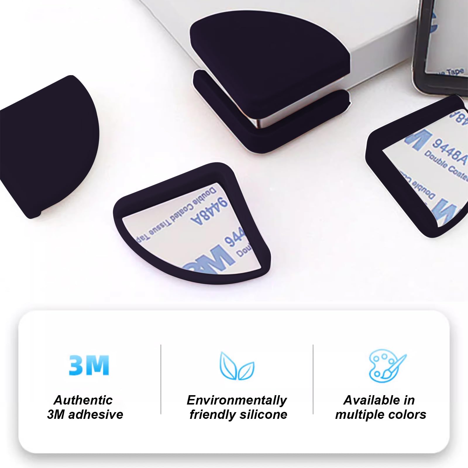 Paraspigoli Per Bambini - 24 Pezzi In Silicone Per Angoli Di Tavoli E Mobili - Foto 3