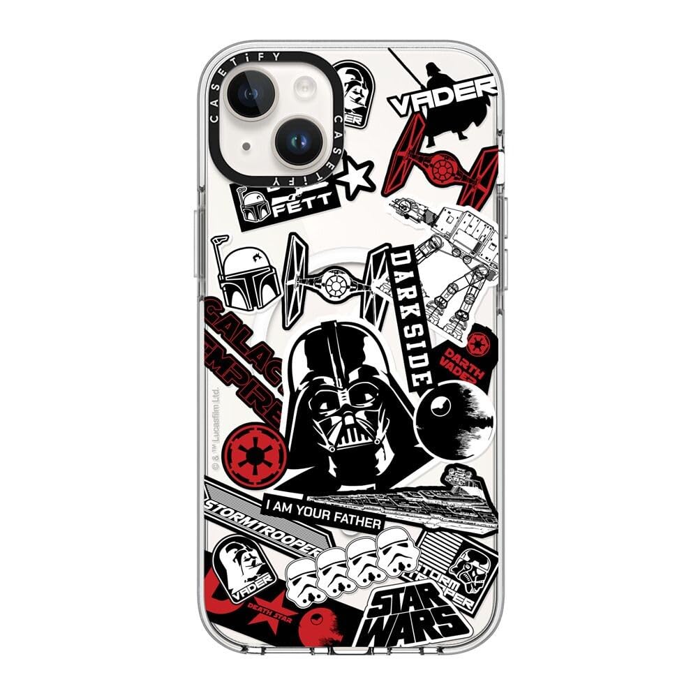 Coque iPhone 14 Plus protection chute 2m CASETiFY Star Wars MagSafe transparente