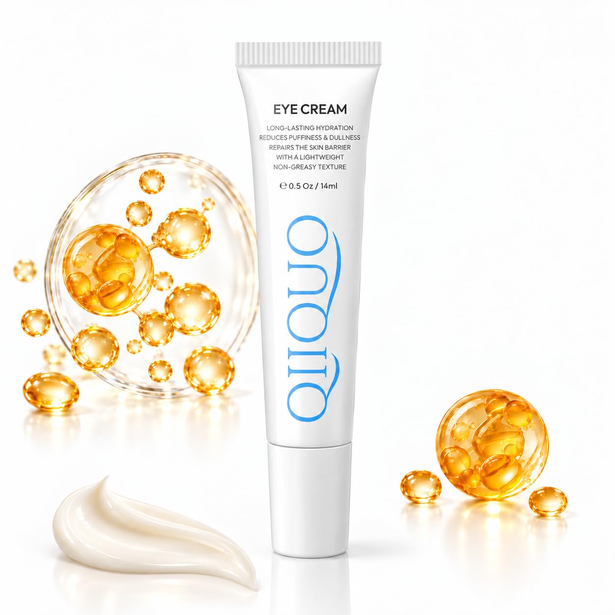 Augencreme gegen Falten und Augenringe mit Retinol, Peptiden & Koffein, 4% Niacinamid & 3 Ceramiden für Augenringe, Tränensäcke, feine Linien & Falten, Feuchtigkeitspflege für empfindliche Haut