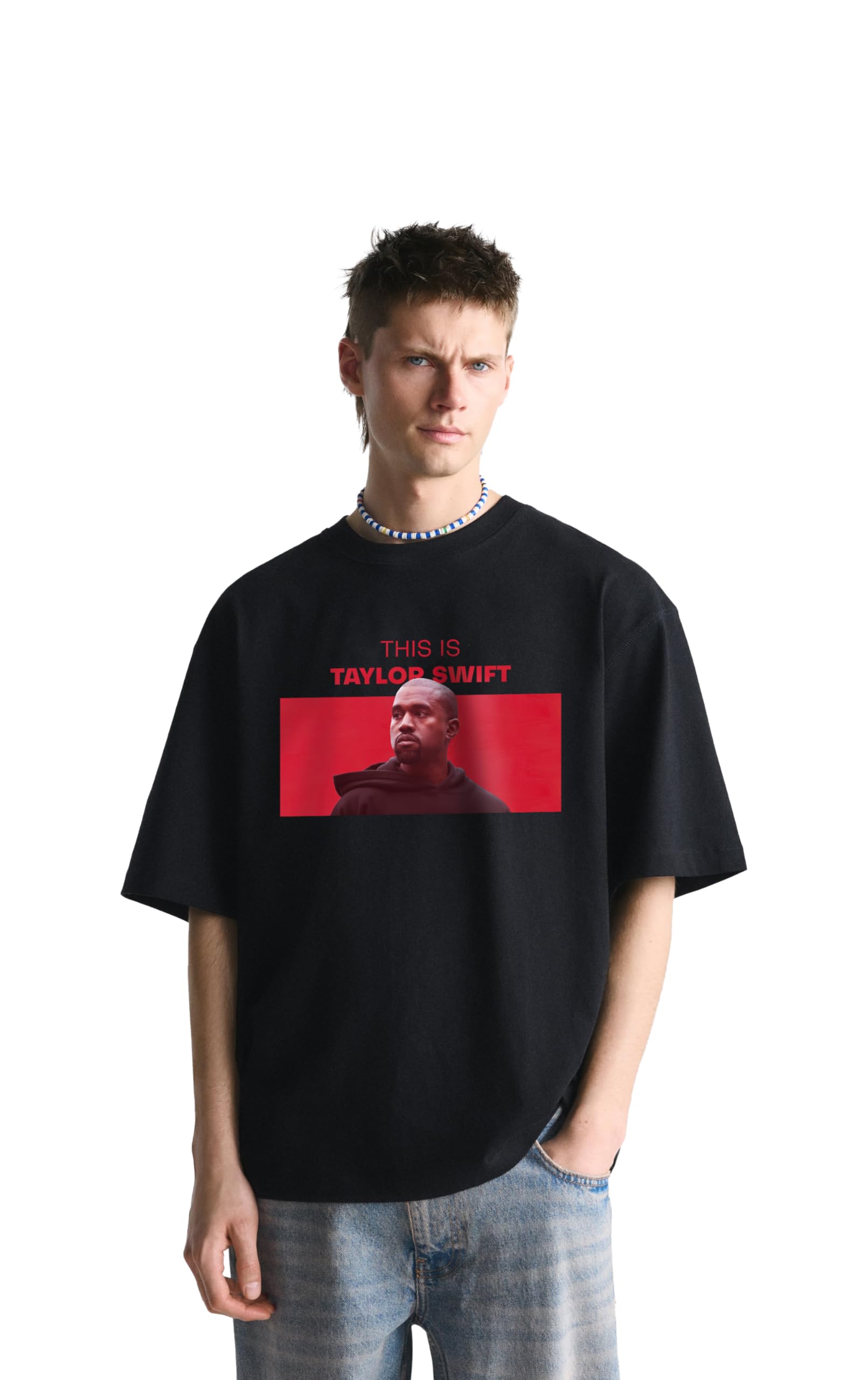 g&g closet Iconic Music Legend Kanye West Meme Oversized Graphic Tee | 100% Cotton 240GSM Round Neck | Ye T-Shirt for Men and Women-picture-41