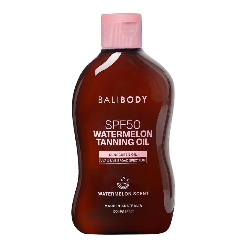 Óleo bronzeador de melancia BALI BODY FPS 50, 100 mL