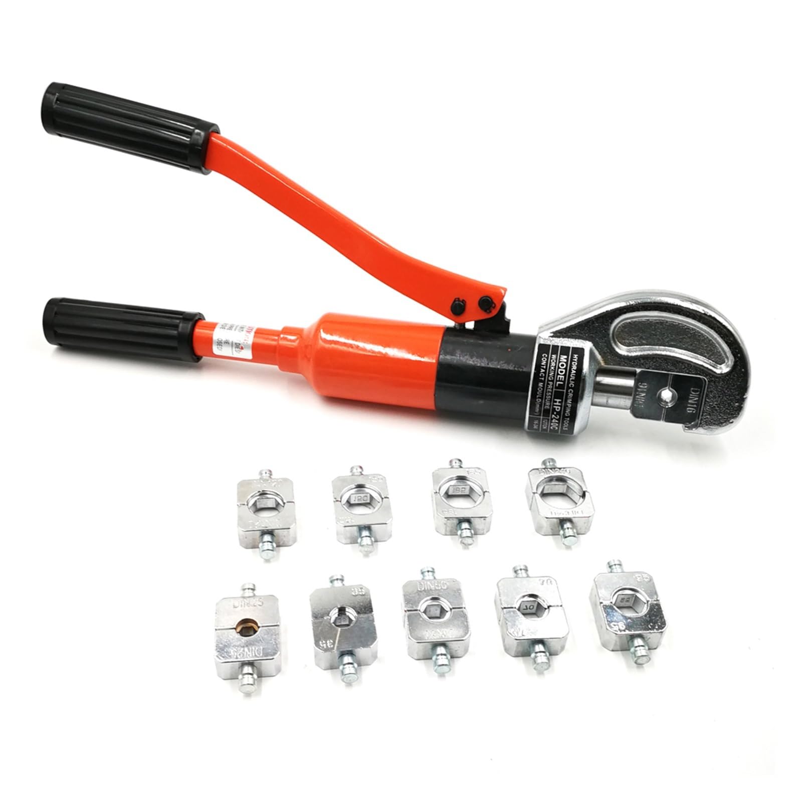 Herienta de prensado Hexagonal, Terminal de Cable, Abrazadera de Alambre, prensador de Cable hidráulico,Material Fuerte