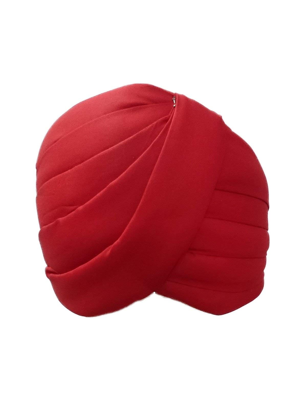 BookMyCostume Red Punjabi Pagdi Sardar Ji Indian Traditional Turban Costume Accessory for Boys and Men 8-14 Years (B08KT9HHLG) Amazon Price History, Amazon Price Tracker
