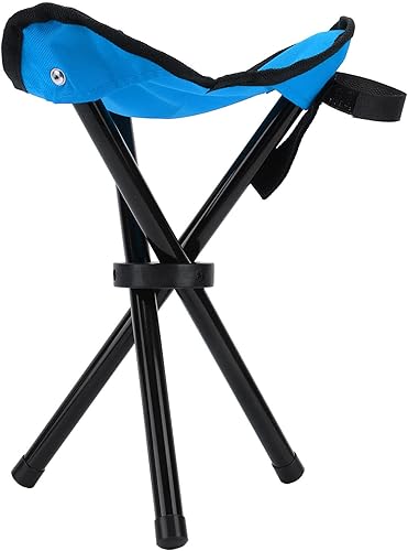 Miniatura 3 de Taburete trípode para camping, portátil, plegable, ligero, para campamento, senderismo, caza, caminar, pesca, viajes