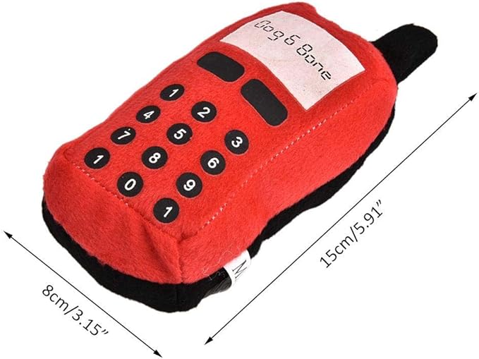 Juguete Mordedor con Chirrido Forma de Celular para Perros miniatura 6