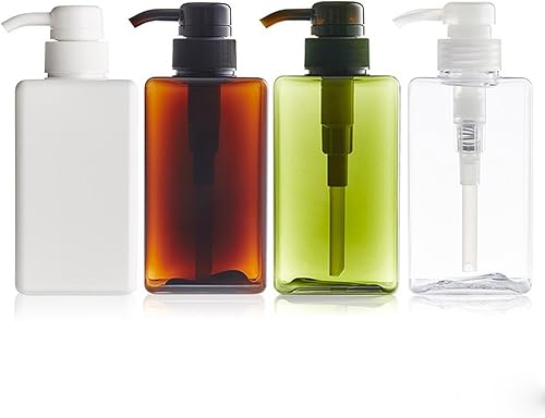 Miniatura 7 de Dispensador de jabón de plástico de 15.3 onzas líquidas, botellas vacías de bomba de loción para baño, cocina, champú, gel de ducha, desinfectante