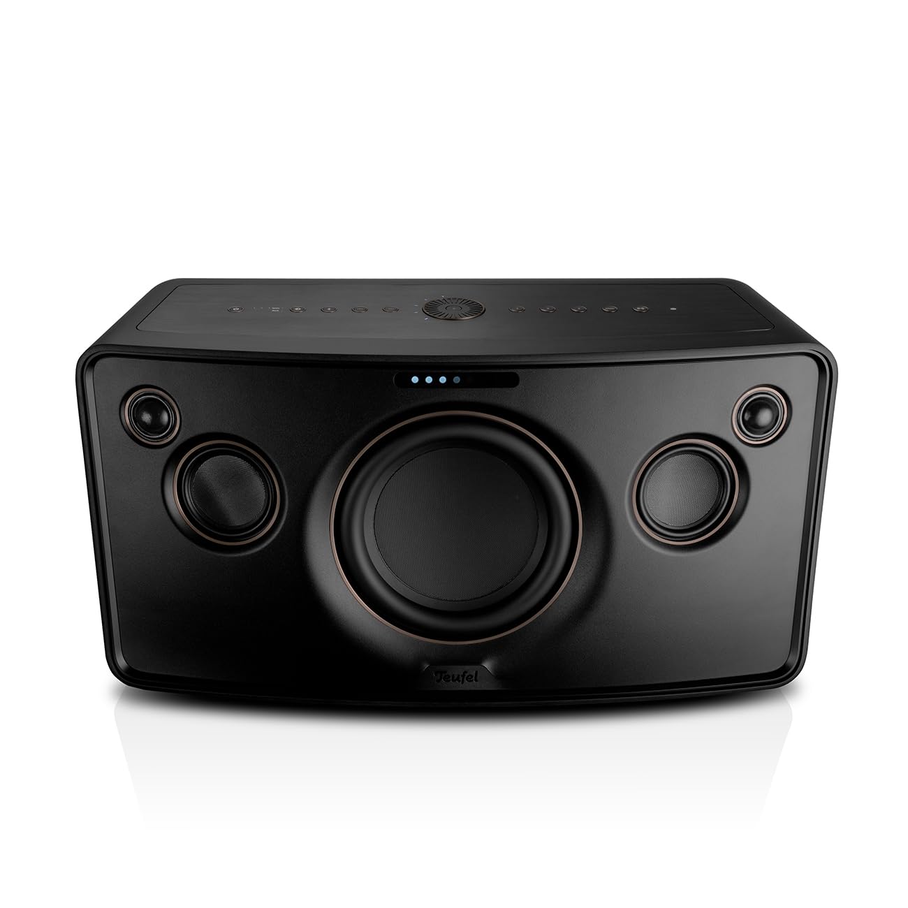 Teufel Motiv® XL Enceinte Intelligente avec Wi-FI - Enceinte Bluetooth Portable sans Fil, Airplay 2, Chromecast, 210 Watts HiFi Enceinte multiroom puissante, Radio Internet, All in One Speaker (Noir)