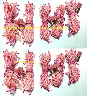 Buy Rashri Pink Color Rice Lights Ladi Serial Bulbs Decoration ...