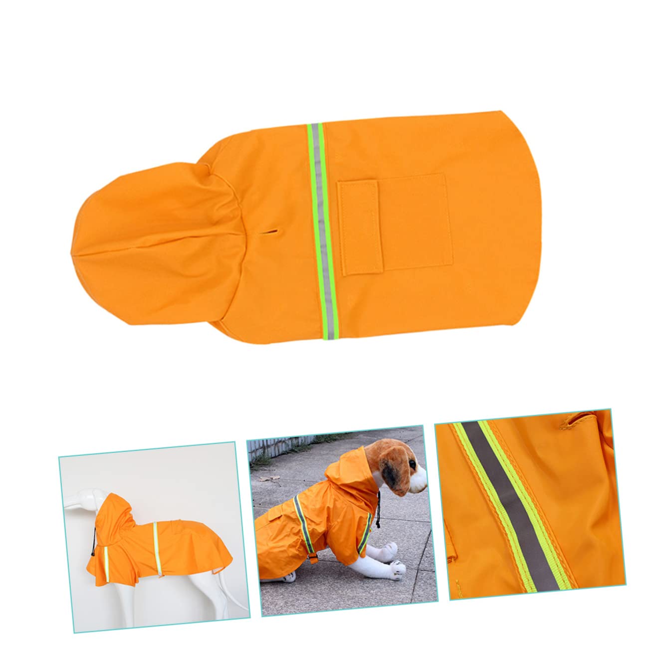 Manteaux de Pluie imperméables pour Chien, imperméable pour Chien, 2 pièces, imperméable pour Chien, Manteaux de Pluie pour grands Chiens, Accessoires imperméab