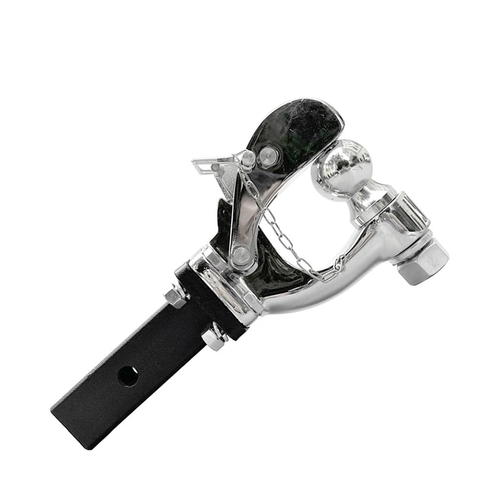 Zaczep Przyczepy, Hak Czopowy Chromowany Zaczep Z Kulą 50mm/2 Cale Holowanie Heavy Duty 5 TON Holowniczy Do Samochodu Części RV Camper Caravan Akcesoria Samochodów Kempingowych