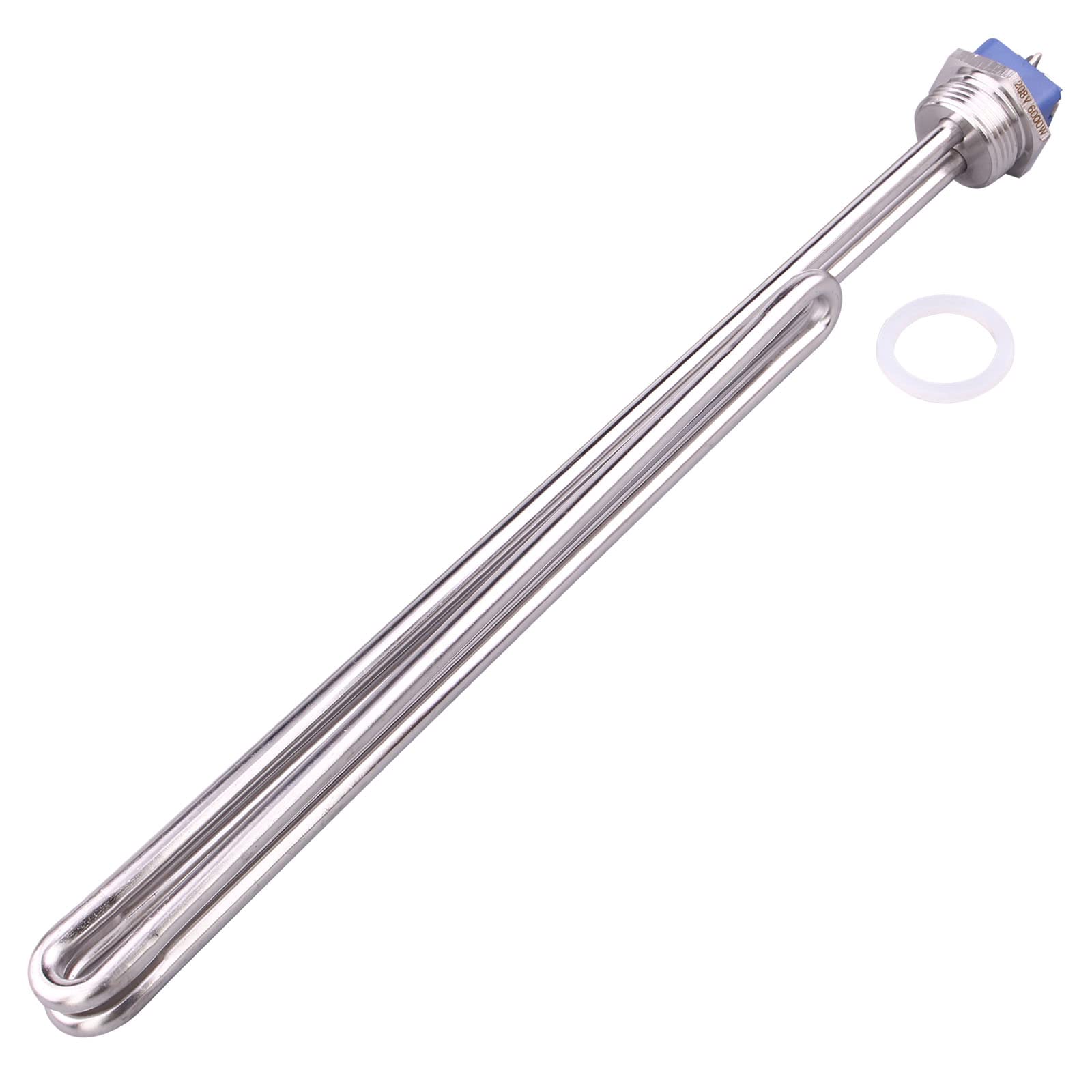 DERNORD6000W 208V Screw-in Foldback Water Heater Element - Low Watt Density