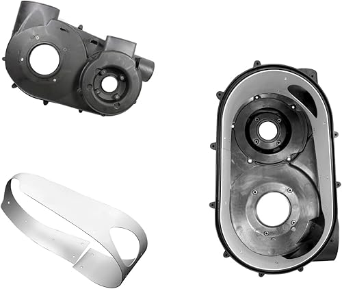 HeyUTV X3 Placa trasera de embrague CVT cubierta variador y embrague de cinturón de aluminio protector de cubierta para Can Am Maverick X3 2017-2022