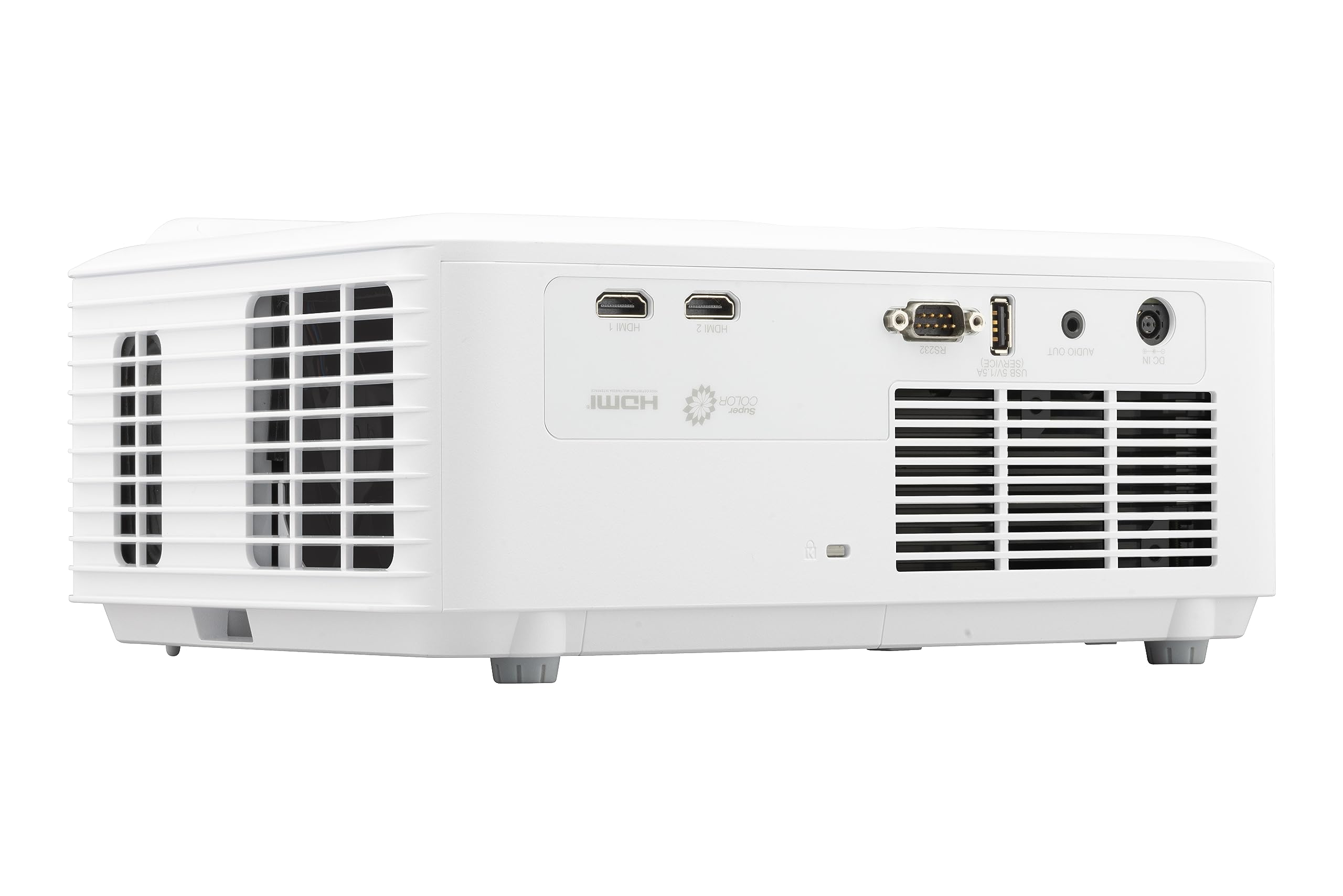 ViewSonic V52HD, Le projecteur d'installation Laser Full HD 1080P, 5000 lumens ANSI, écran Ultra-Large, Correction de l'effet trapèze, 2X HDMI, USB-A, Haut-Parleur 15W