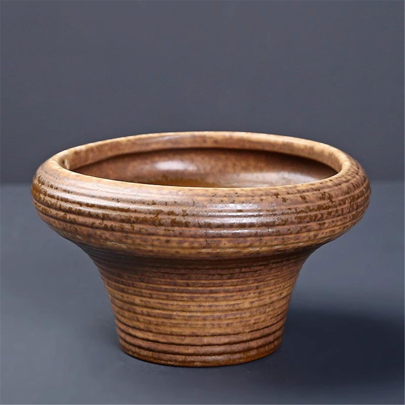 Sottovasi per Fiori Vassoio in Ceramica con piattino Profondo Composizione Floreale Cinese Vaso