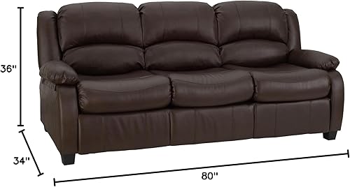 Miniatura 13 de RecPro Charles - Sofá cama RV de 80 pulgadas con ocultar una cama | Muebles de RV | Sofá RV (caoba) Mahogany,Castaño,Masilla,Toffee