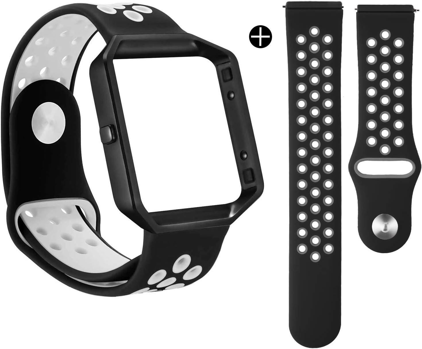 ESeekGo Compatible with Fitbit Blaze Bands, 2 Pack