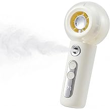 Portable Handheld Misting Fan, High Speed Misting Mini Fan, Rechargeable with LED Display, Four Wind Speed for Home, Hiking, Travel and Outdoor Activities