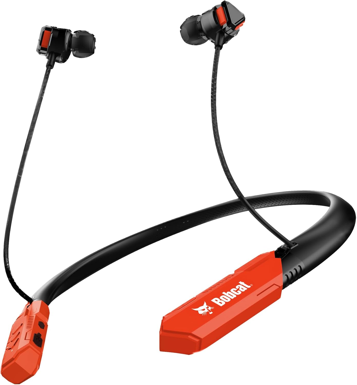 CJ TECH Bobcat Neckband Bluetooth Headphones - Earphones with Microphone, 80H Battery, Fast Charging - IPX4 Sweatproof Sports Headphones for Running, Jobsite, Gym, and Workout - Image 2