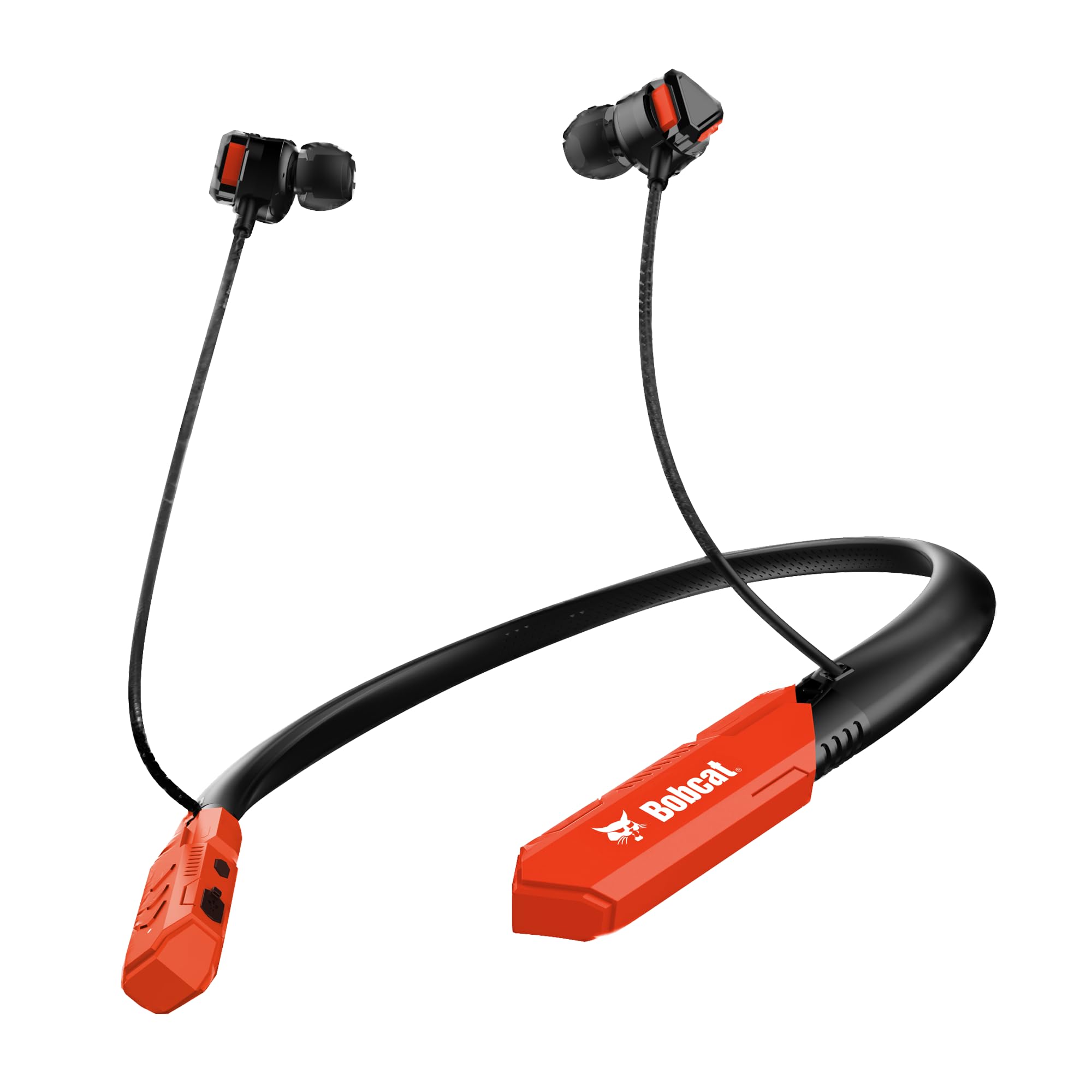 CJ TECH Bobcat - Cuffie Bluetooth con archetto da collo, con microfono, batteria 80H, ricarica rapida, IPX4, resistenti al sudore, per corsa, palestra e allenamento