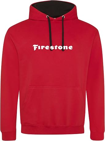 Firestone Apparel Pullover Hoodie - Fashion Hooded Sweatshirt with Logo Print Lightweight, Soft Comfort Fleece