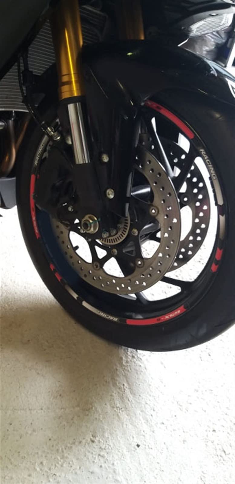 Stickers Volledige Set Voor Motorfiets Gsxs Wiel Sticker Streep Reflecterende Velg Voor Suzuki Gsx-s Gsx-s750 Gsxs1000 750 1000 600 2022 (Color : 2