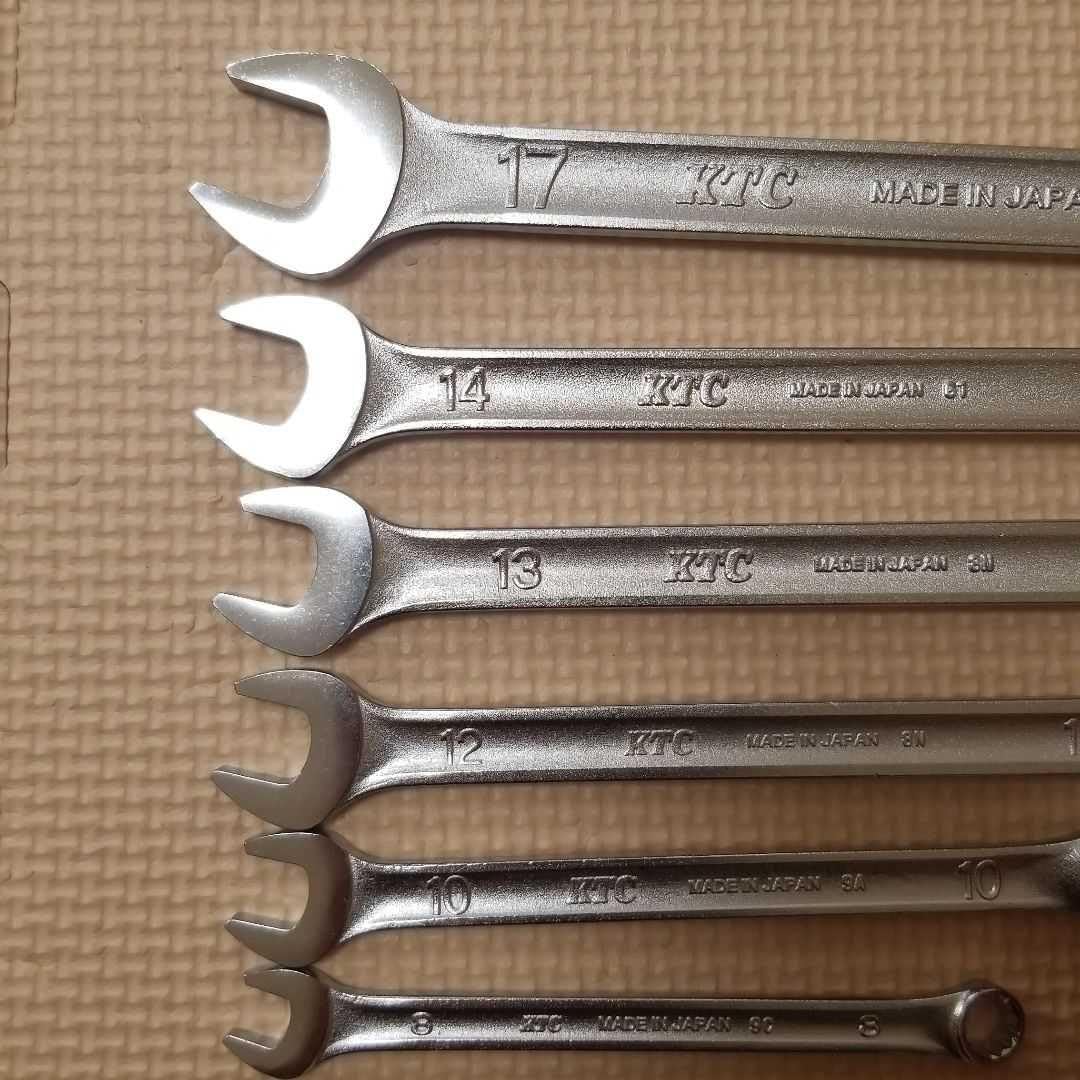 Amazon.co.jp: KTC コンビネーションレンチ スパナ メガネ 6点 工具
