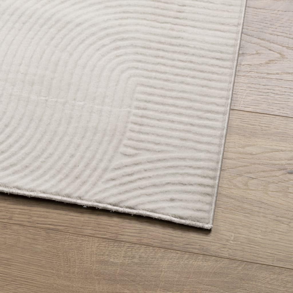 Tappeto IZA a pelo corto, stile scandinavo, 80 x 150 cm, 100% poliestere, antiscivolo, facile da pulire, lavabile, per soggiorno, camera da letto e corridoio, morbido, con design geometrico