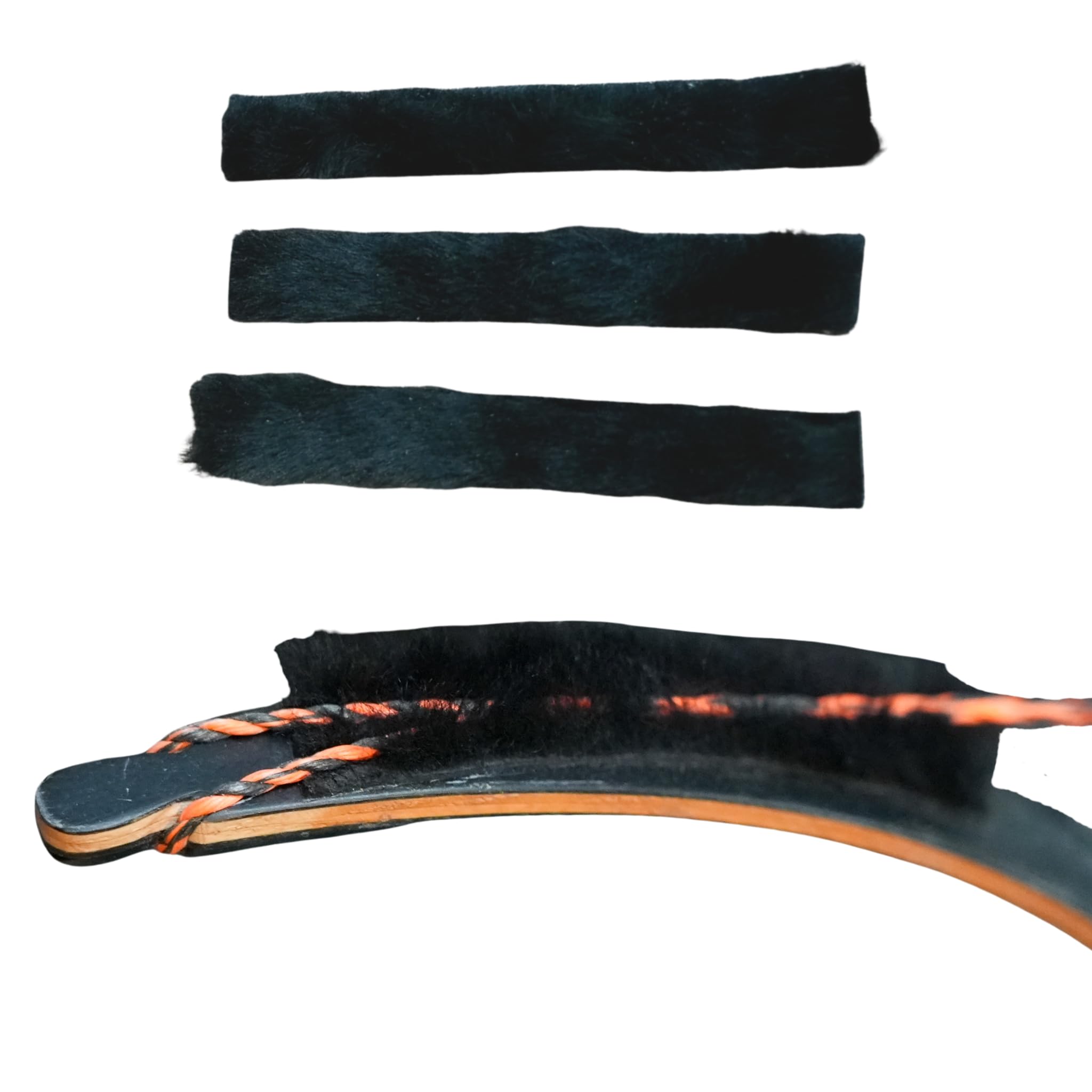 Shatterproof Archery Traditional Bow Limb Silencers and Arrow Shelf Bow silencing Kit