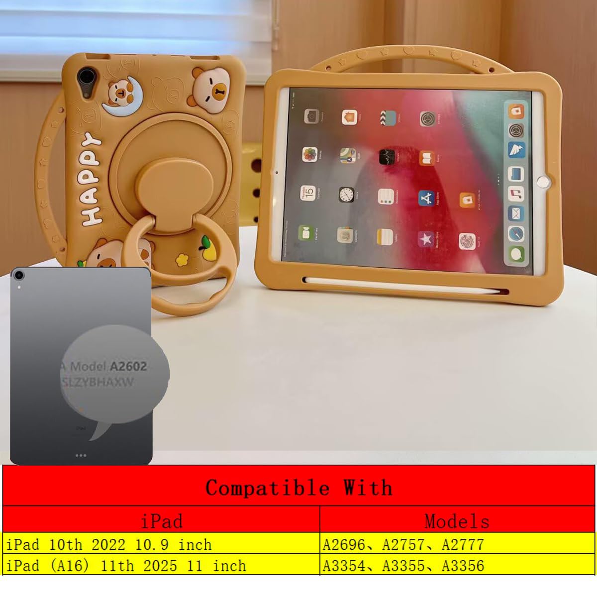 カピバラさん専用iPad第9世代 Amazon.co.jp: 3D キュート プレス Capybara ケース iPad 第10世代