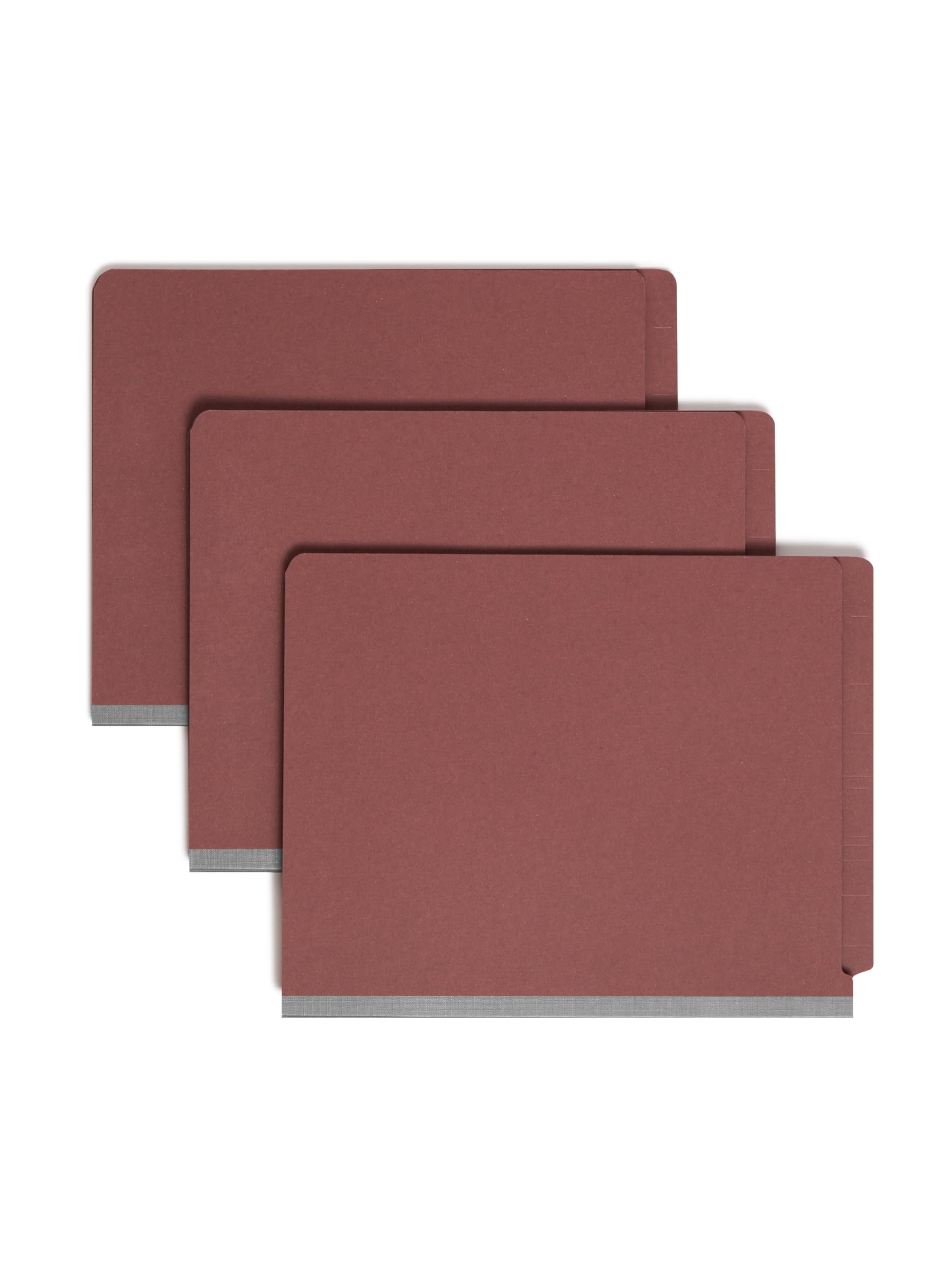 Smead Endlasche Klassifizierungsmappe, Brief, gerade, 1 Trennwand, 10 pro Box (26855)