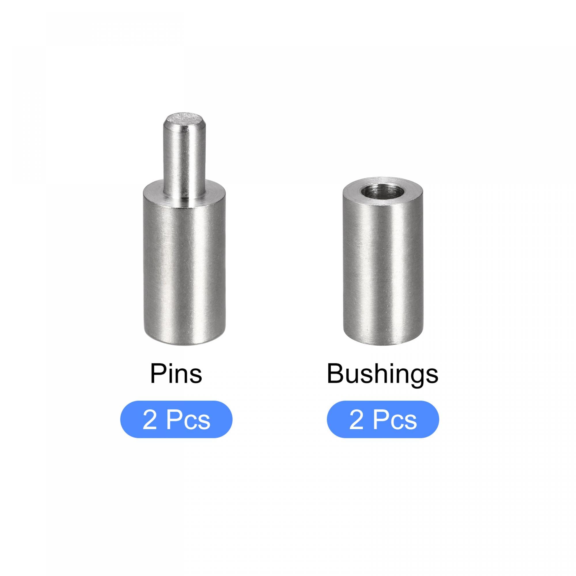 2 Paires De Charnières à Souder Mâle-femelle – 50 X 14 Mm – Pour Barrière, Porte, Fenêtre – Uxcell