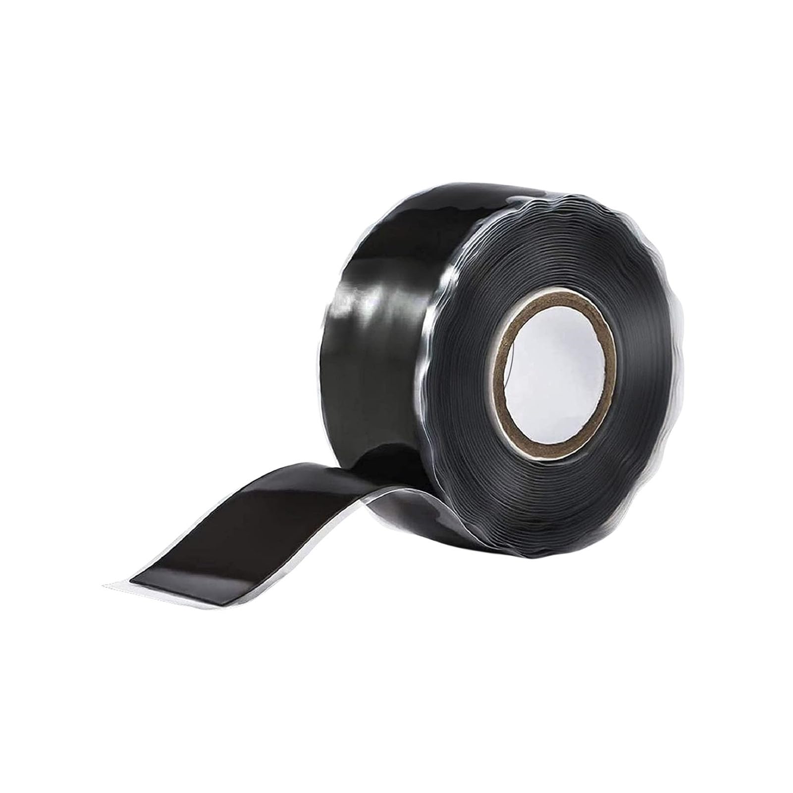 1.5M *2.5CM Repair Sealing Insulation Tape, Silicone Rubber Tape for Emergency Pipe Plumbing & Water Hose Leaks Strech, Wrap & Seal (3m-Black)