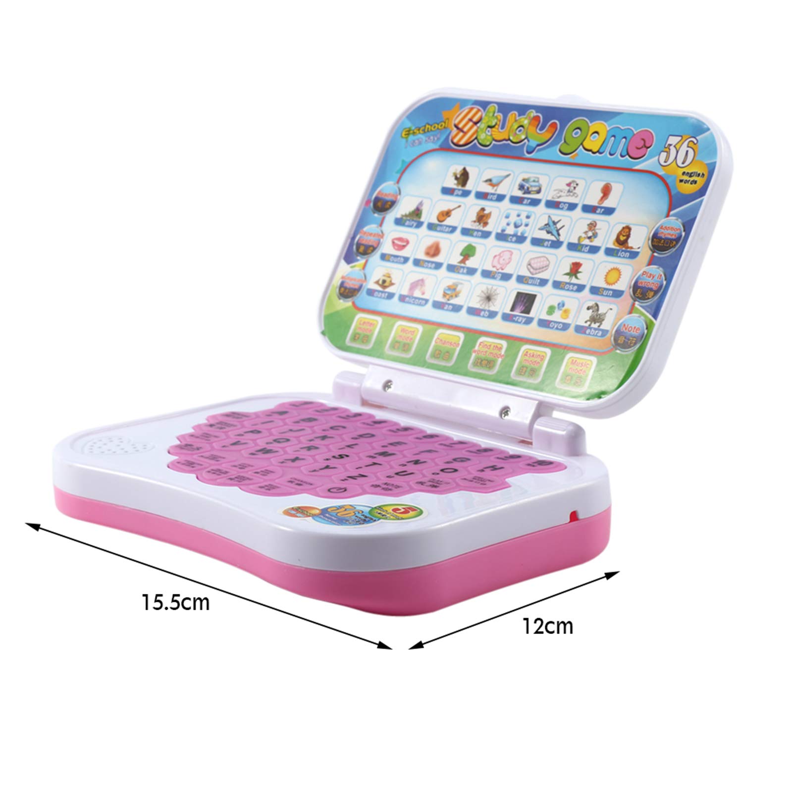 Educational Kids Laptop, Interactive Learning Tool, Bilingual Learning, Fun Learning Experience, Educational Toy - Image 2