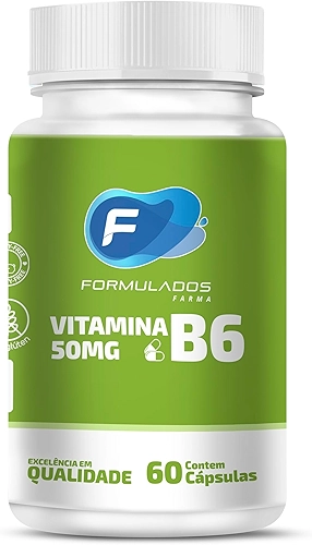 Vitamina B6 50mg 60 Cápsulas
