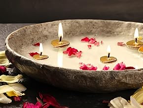 Wax Floating Unscented Candles For Home Decor | Floating Oil Wicks(Pack Of 100, Multicolour)