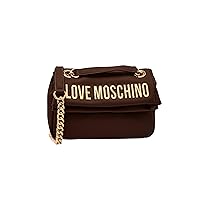 Love Moschino BORSA PU GRS CIOCCOLATO+HAMMERED LO