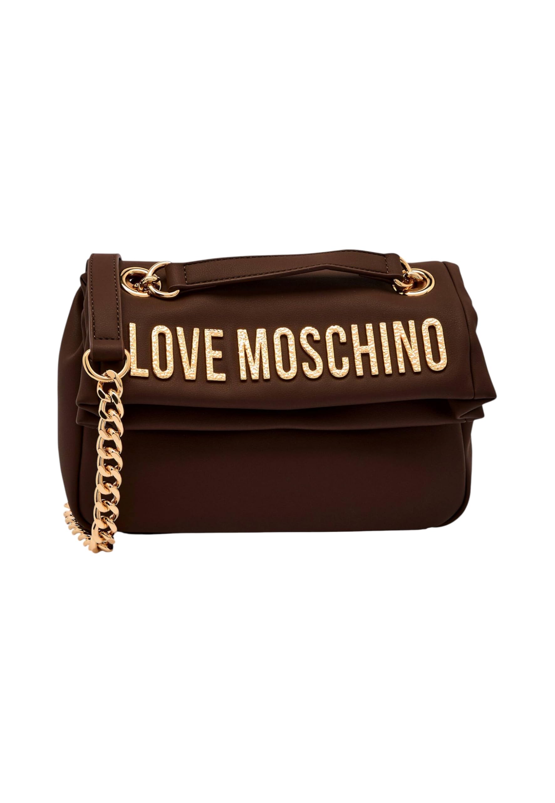 Love Moschino PU-Tasche GRS Schokolade + HAMMERED LO, Schokobraun, Einheitsgröße