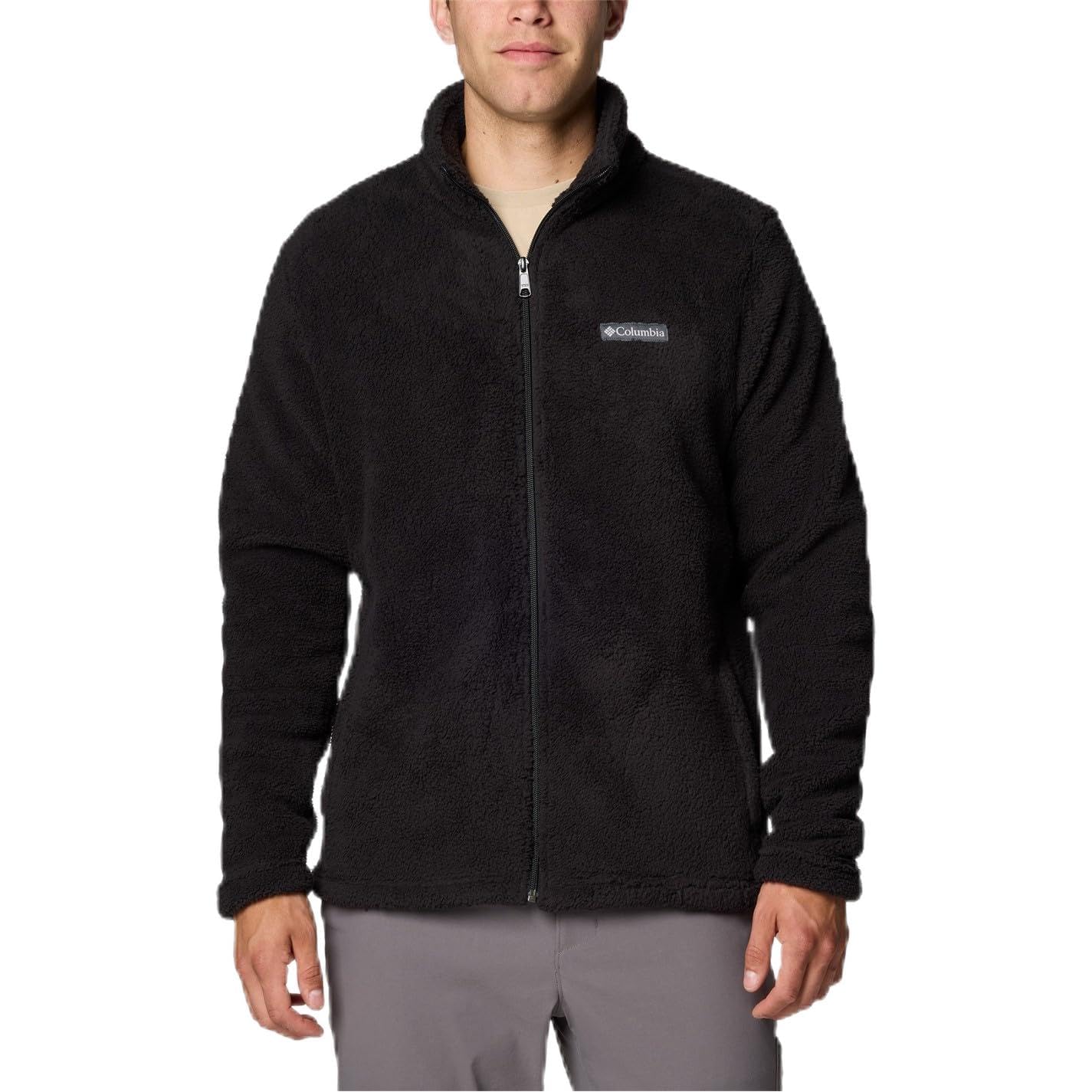 Columbia Men's Thornhead Sherpa Full Zip Fleece Black Medium