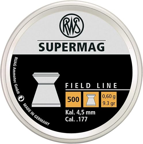 Miniatura 2 de Rheinisch-Westfalische 2315042 RWS Supermag 2315042 Air Gun Ammo .177 Field Line
